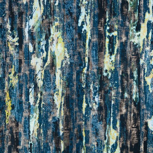 Samtvorhang mit Metallic Druck ZKNJ-01