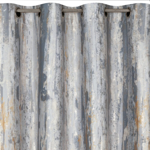 Samtvorhang mit Metallic-Druck ZKNJ-02