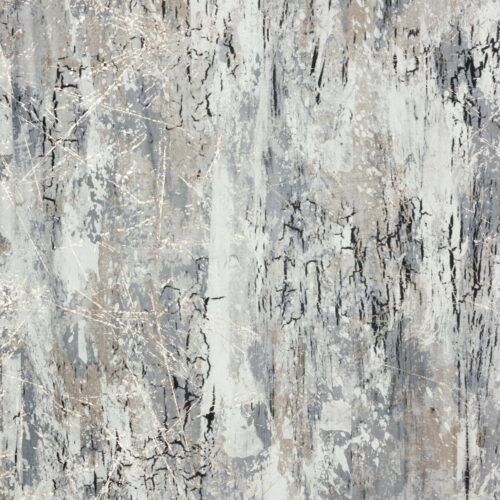 Samtvorhang mit Metallic-Druck ZKNK-02