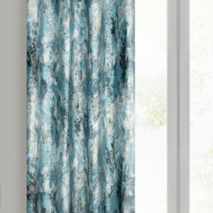 Samtvorhang mit Metallic-Druck ZKNK-03
