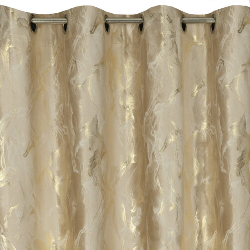 Samtvorhang mit Metallic Druck ZKNL-01