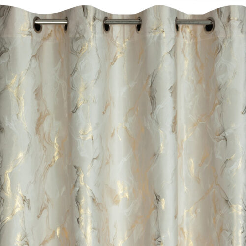 Samtvorhang mit Metallic-Druck ZKNL-03