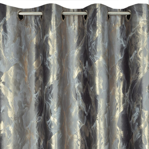 Samtvorhang mit Metallic-Druck ZKNL-04