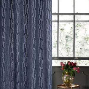 Samt-Jacquard-Vorhang ZKIA-01