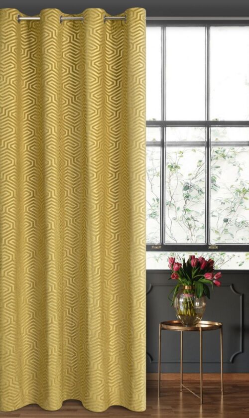 Samt-Jacquard-Vorhang ZKIA-02