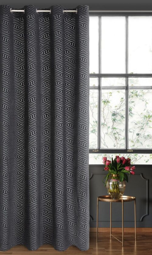 Samt-Jacquard-Vorhang ZKIA-03