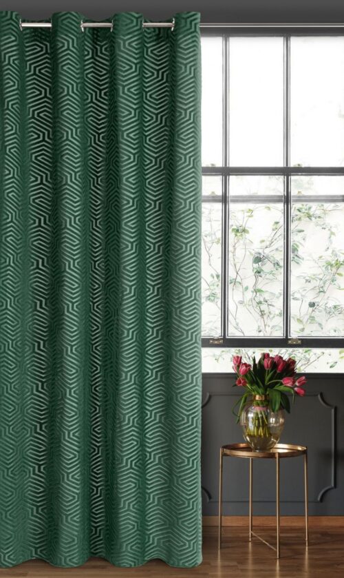 Samt-Jacquard-Vorhang ZKIA-04