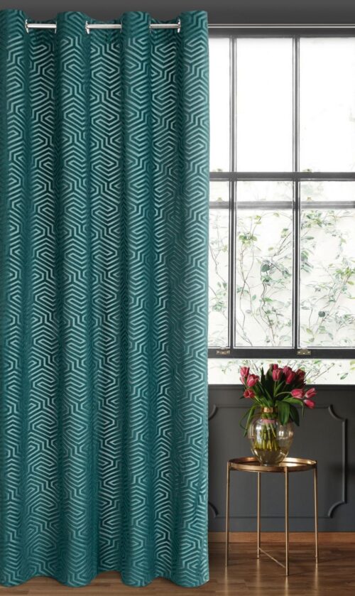 Samt-Jacquard-Vorhang ZKIA-05