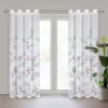 Vorhang mit Blumenmuster ZKKF-01