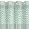 Vorhang mit geometrischer Applikation ZKKG-03