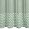 Vorhang mit geometrischer Applikation ZKKG-03