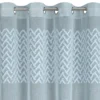 Vorhang mit geometrischer Applikation ZKKG-04