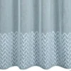 Vorhang mit geometrischer Applikation ZKKG-04