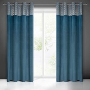 Samtvorhang mit Druck ZKLW-05
