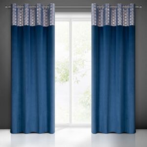 Samtvorhang mit Druck ZKLW-06