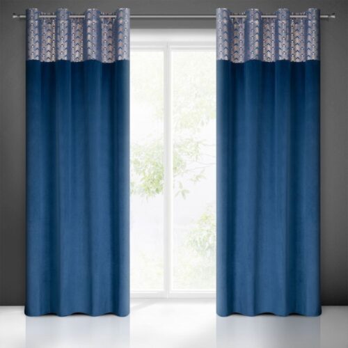 Samtvorhang mit Druck ZKLW-06