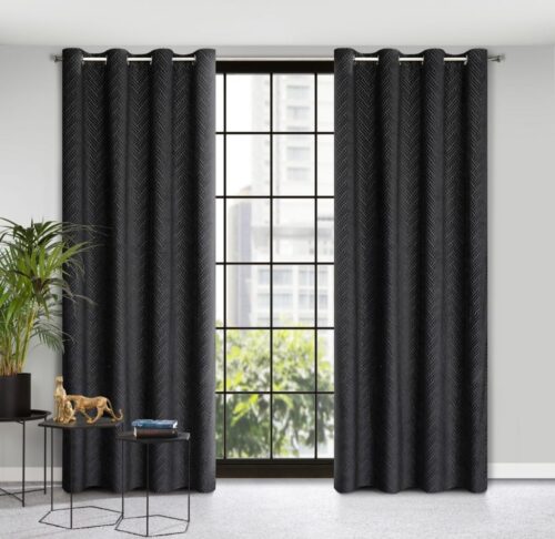 Samtvorhang mit Jacquardmuster ZKLX-03