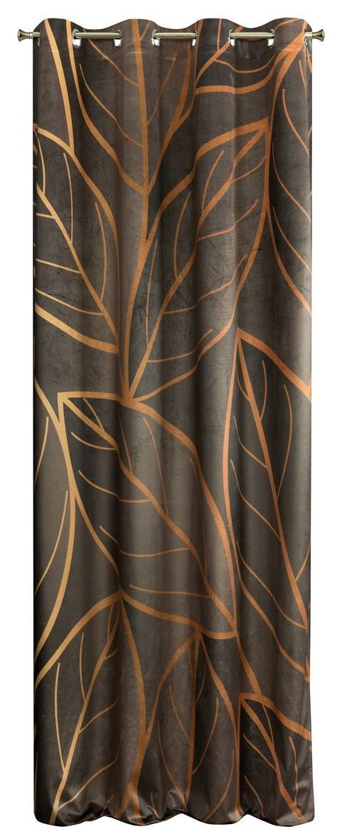 Samtvorhang mit Druck ZKNA-01