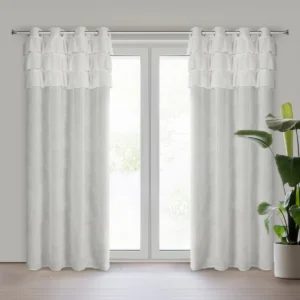 Mohairvorhang mit Rüschen ZKOI-01
