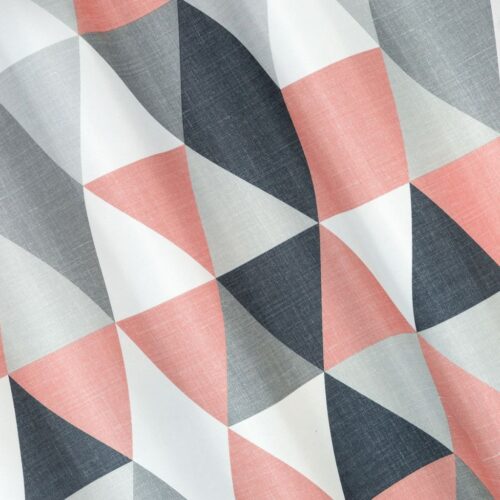 Vorhang mit geometrischem Muster ZKPB-01