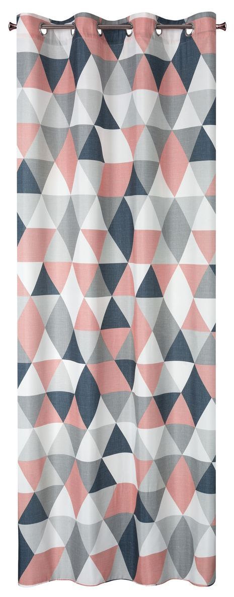Vorhang mit geometrischem Muster ZKPB-01