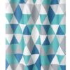 Vorhang mit geometrischem Muster ZKPB-04