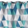 Vorhang mit geometrischem Muster ZKPB-04