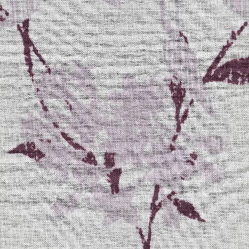 Vorhang aus Baumwolle mit Pflanzenmotiv ZKPH-01