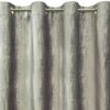 Samtvorhang mit Champagner-Print ZKPK-06