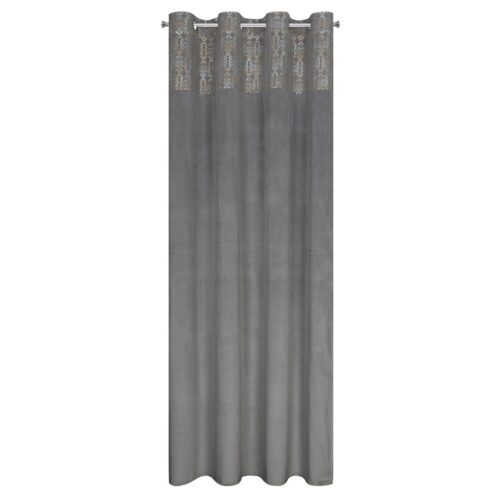Samtvorhang mit Druck ZKPQ-04